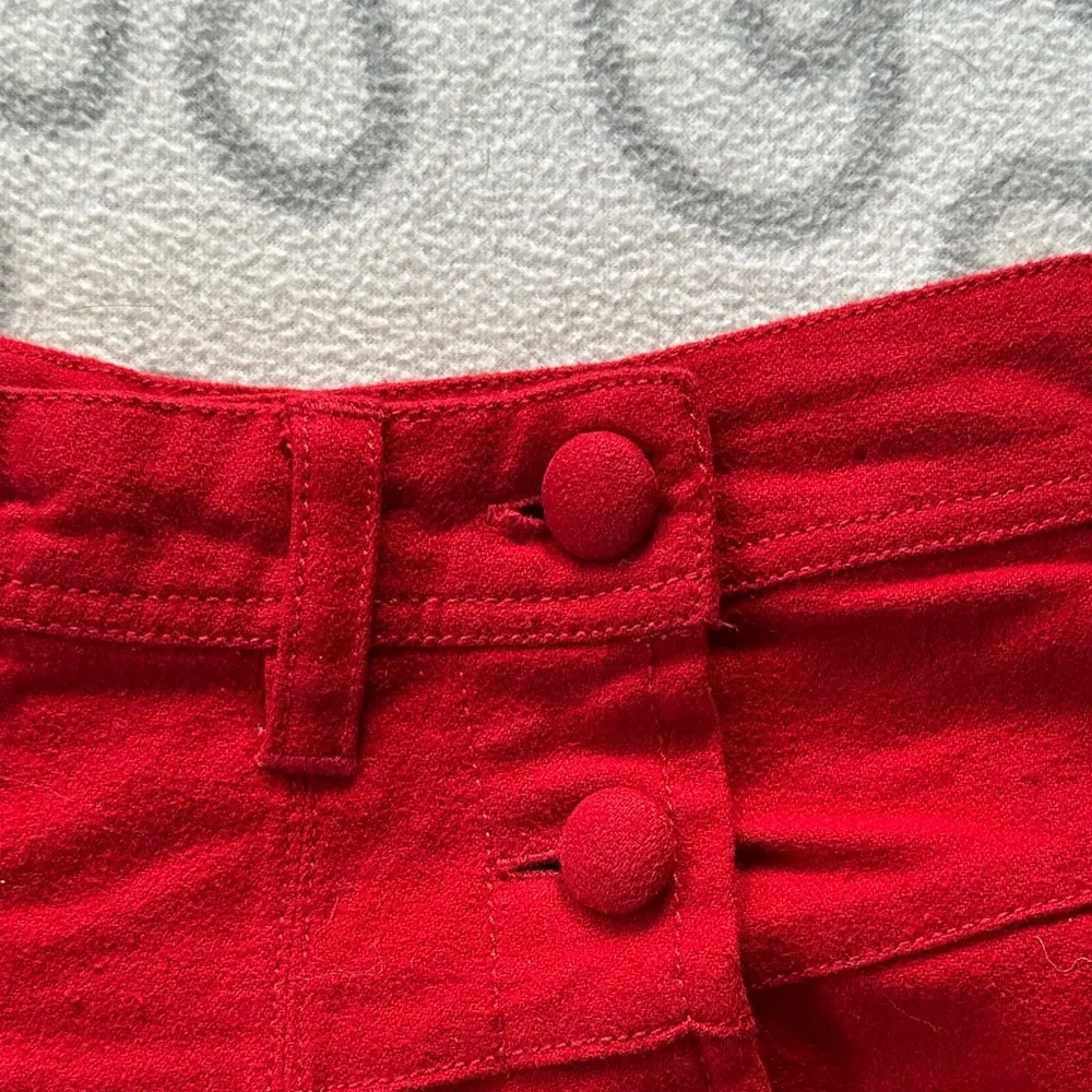 Free People Serena Micro Skort in Red
